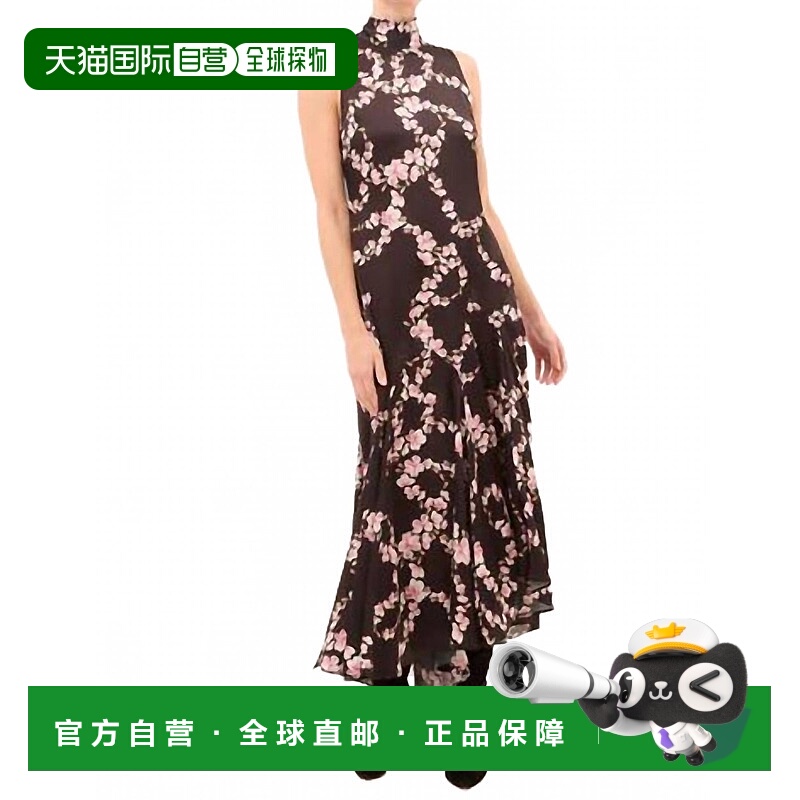 自营misa los angelesLaverne Dress In Chained Blossom - chain