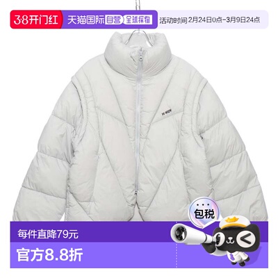 日本直邮NERDY FRAGMENT DETACHABLE PUFFER JACKET 可拆卸拼接羽