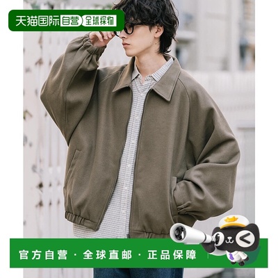 日本直邮Rocky Monroe 短款无花纹宽松男女通用外套 技术美利奴材