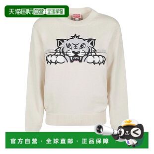 女士针织衫 Kenzo FF62PU7233LI 白色 Swea AW2025 香港直邮KENZO