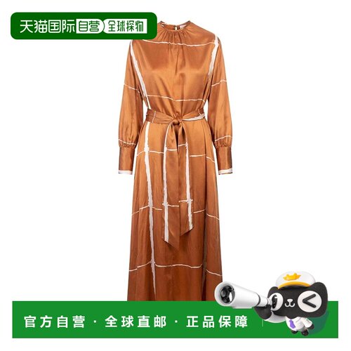 香港直邮KITON 女士连衣裙 D61304K0873G07 SS2026 棕色 Dress