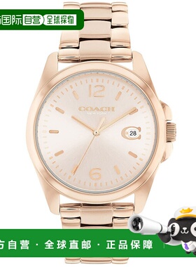 自营Coach Women's Greyson Rose gold Dial Watch - rose gold