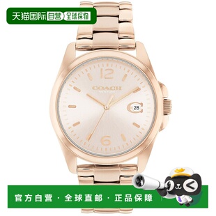 自营Coach Women's Greyson Rose gold Dial Watch - rose gold
