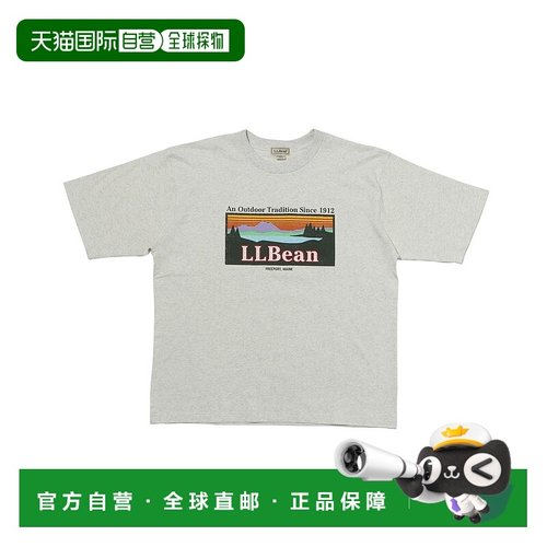 1h可退 日本直邮L.L.Bean男女同款宽松版型Katahdin Logo短袖T恤