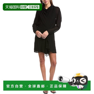 自营IRO Cast迷你连衣裙-黑色 美国奥莱直发