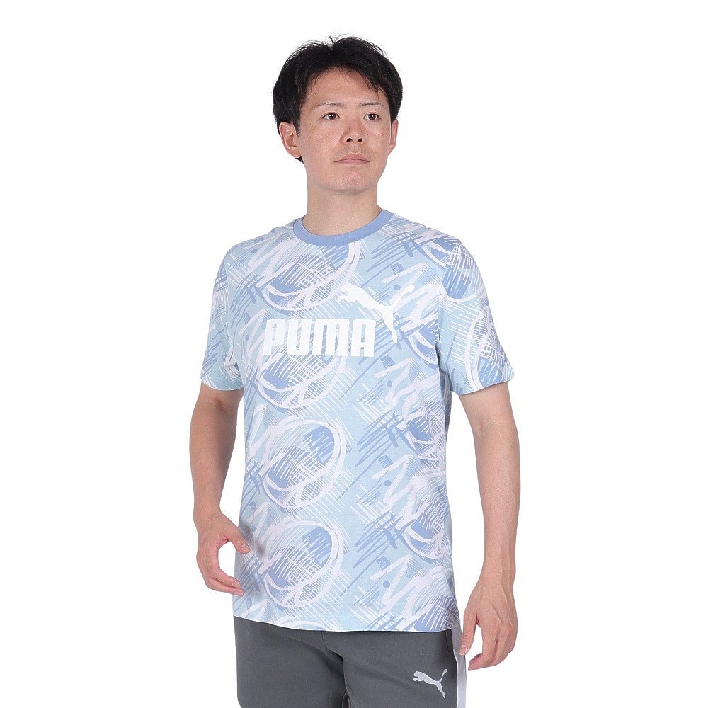 PUMA彪马 男款Power AOP 短袖T恤 Saxophone L