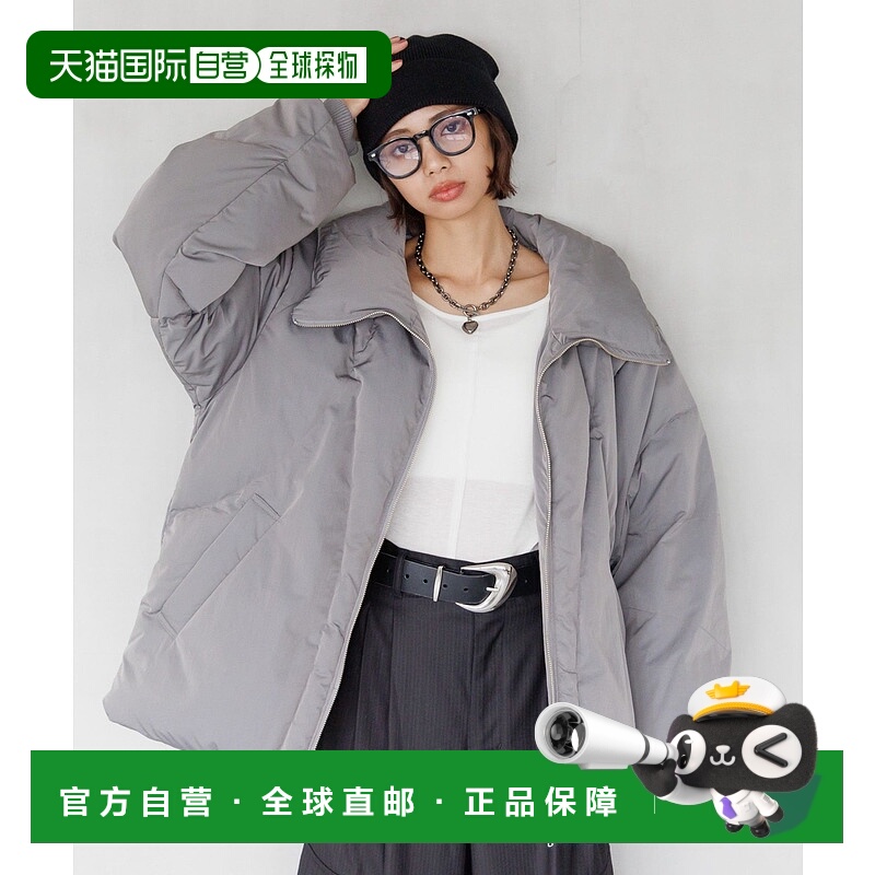 1h可退 日本直邮PAGEBOY 女装 宽松中棉夹克 立领随机绗缝设计  5