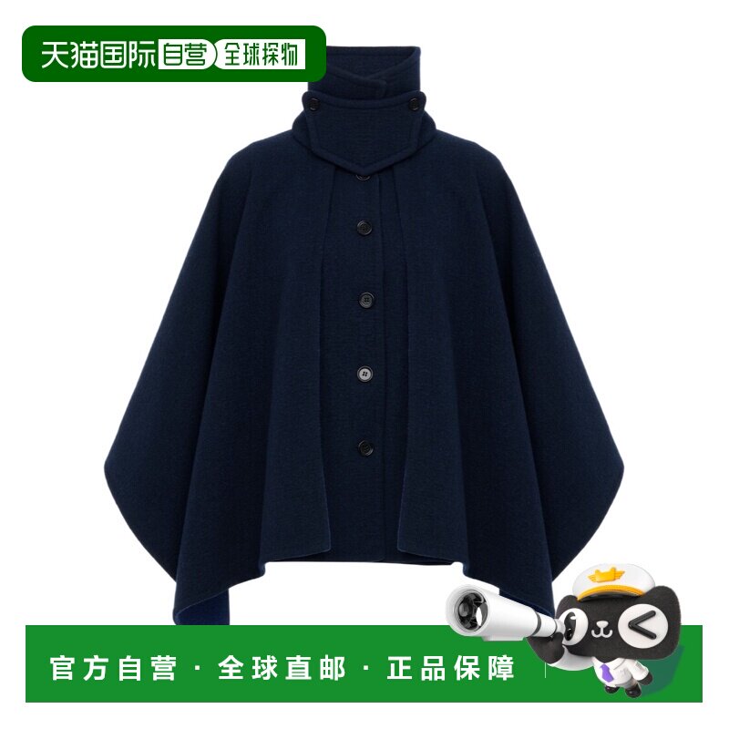 Chloe 羊毛高领短款披肩式大衣 CH26WMA13987 外套【付后1h可退】