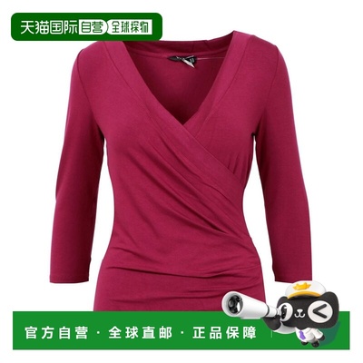 1h可退 香港直邮Lauren Ralph Lauren 女士 深紫红毛线衫 2008315