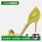Green green Satin 自营Aquazzura Sandals Uptown orsay 美