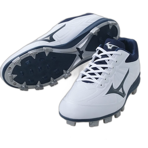 日本直邮 棒球鞋钉点青少年成人白色可用 Mizuno Light Rebo Budd
