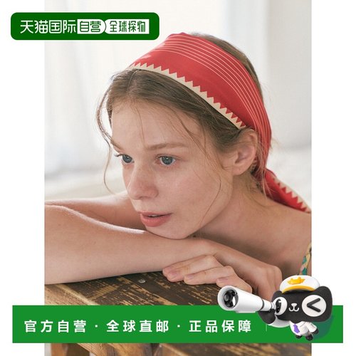 韩国直邮RaJu 女士丝巾305809412 Line Twilly Silk Scarf_3 Color