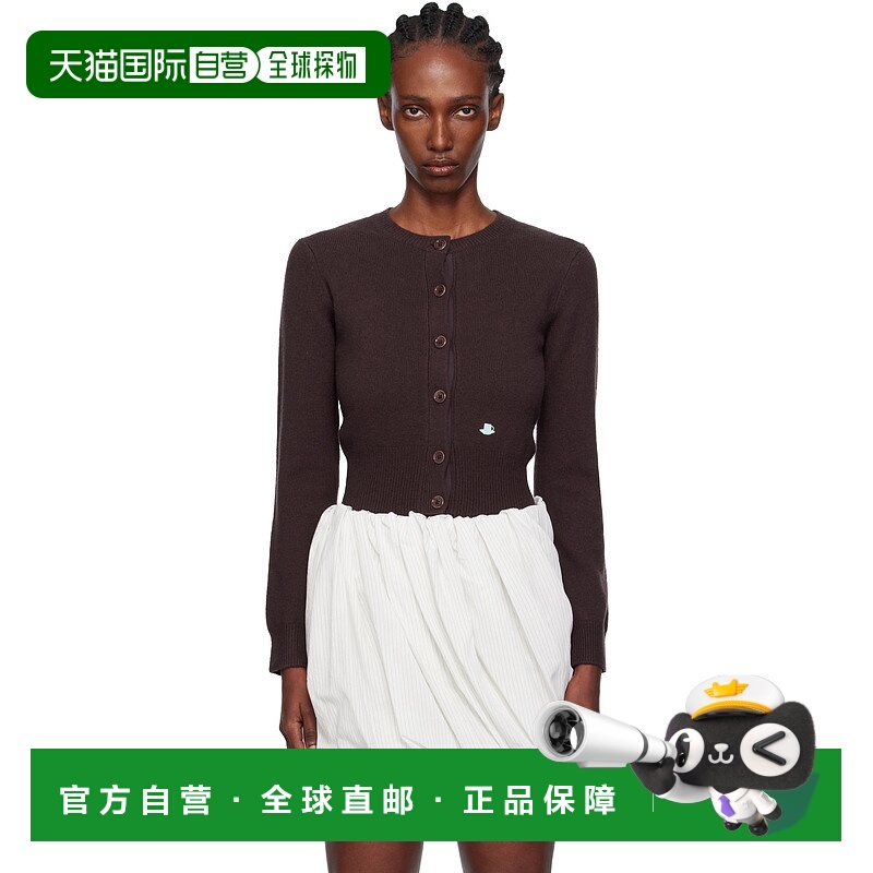 1h可退 香港直邮潮奢 J.W. Anderson 女士 棕色 Contrast Embroid