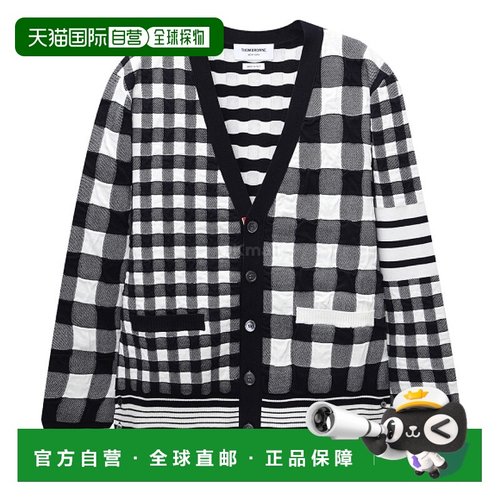 韩国直邮Thom Browne MKC473F Y3007 415 开襟衫 Fun-mix 格子 Ja
