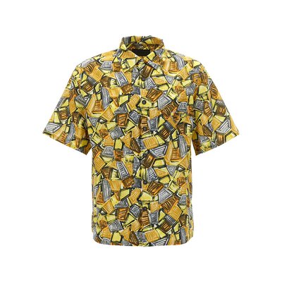 Prada 普拉达 男士 'Batista Triangl' 衬衫 UCS414SUMO16YB