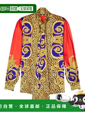 香港直邮Versace 图案衬衫 10216371A16265