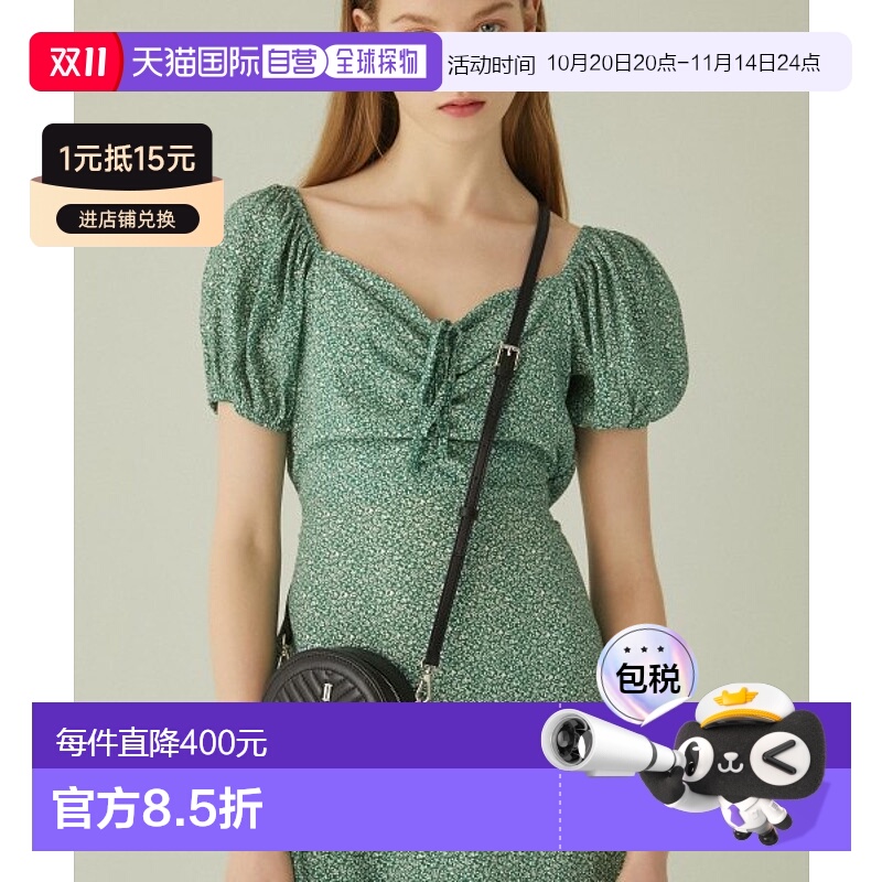 韩国直邮J.ESTINA 首饰品牌正品iu同款日常精致链条包BK单肩包