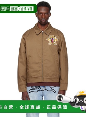 1h可退 香港直邮潮奢 ICECREAM 男士 棕色 Tiger 夹克 IC24203