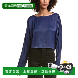 蓝色 自营Bella 衬衫 Dolman袖 美国奥莱直发 Dahl