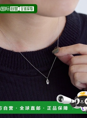 1h可退 日本直邮ear PAPILLONNER 女士小珍珠三日月吊坠项链 EAZ1