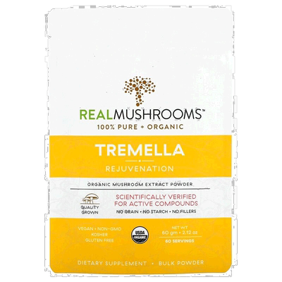 香港直发Real Mushrooms蘑菇浸膏粉呵护肌肤健康平衡营养60g