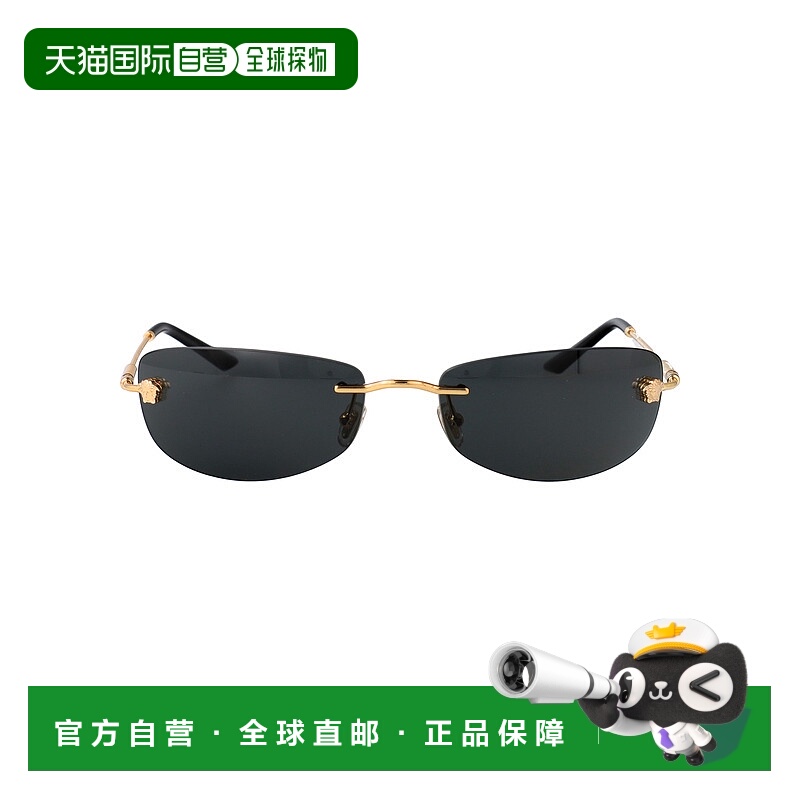 1h可退 香港直邮VERSACE 男士太阳镜 0VE2279100287 SS2025 黑色