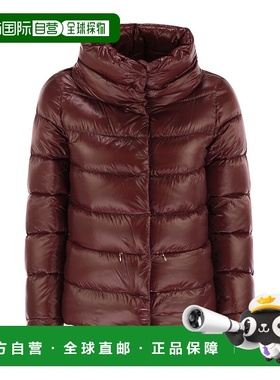 香港直邮HERNO 女士外套 PI001781D6705 AW2025 红色 高领羽绒服