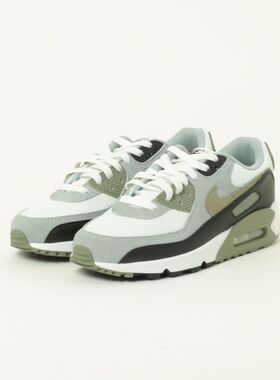 1h可退 日本直邮耐克 NIKE男士AIR MAX 90运动鞋 白银配色 透气缓
