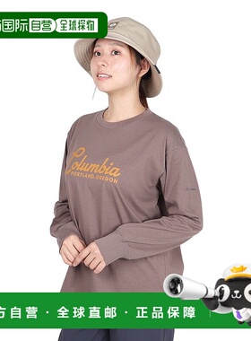 日本直邮Columbia 查尔斯驱动器圆领长袖T恤 PL1397 254 女士T恤