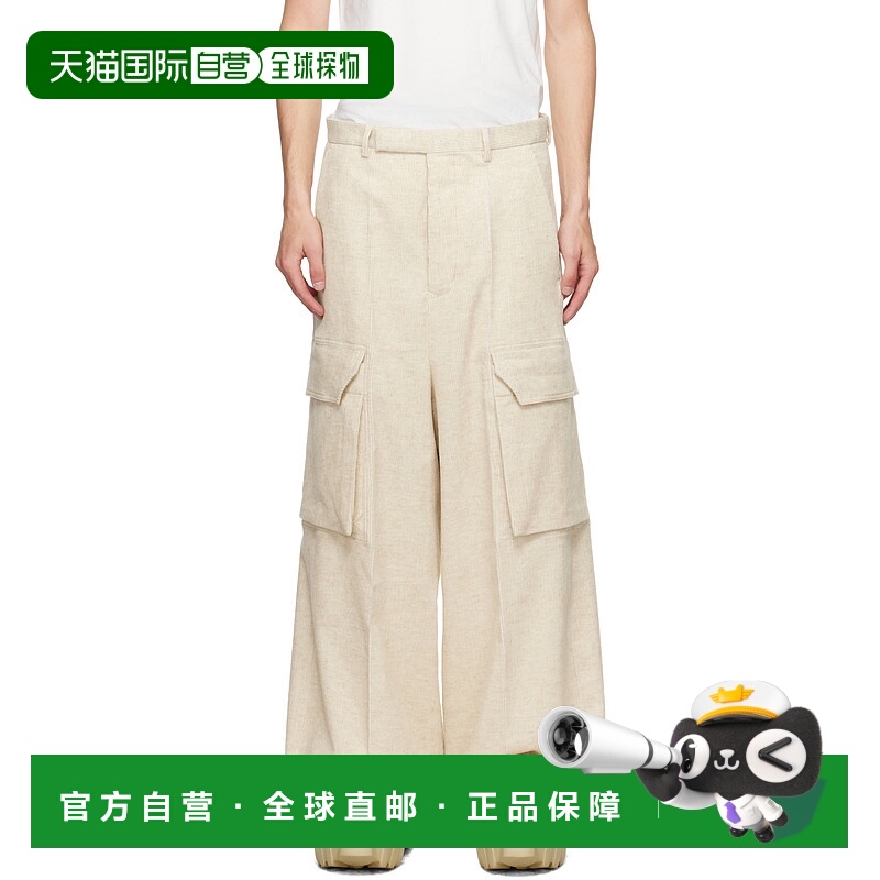 1h可退 香港直邮RICK OWENS 男士休闲裤 RU02E1355MLC21 AW2025