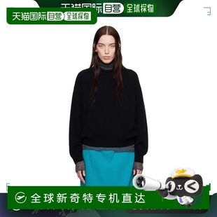 舒适时尚 香港直邮AURALEE A24AP06BC 女士 针织羊绒成衣 黑色毛衣