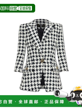 香港直邮BALMAIN 女士西服 EF1SE610XK69SJY SS2025 白色 Tweed B