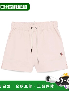 1h可退 香港直邮Moncler/盟可睐 25FW logo刺绣短裤 Women