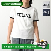 男士 短袖 T恤圆领棉质徽标 日本直邮CELINE RX02R507Z.01QF RX02R5