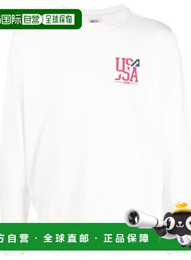 1h可退 香港直邮AUTRY 男士 印花棉质卫衣 SWIM2321 white白色 舒