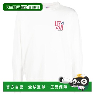 1h可退 香港直邮AUTRY 男士 印花棉质卫衣 SWIM2321 white白色 舒