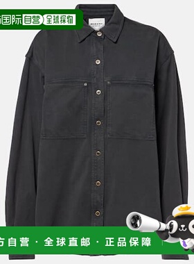 1h可退 香港直邮潮奢 ISABEL MARANT 女士 Raquel 棉质衬衫