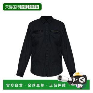 1h可退 香港直邮潮奢 Dsquared2 二次方 男士 黑色 Military 牛仔