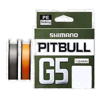 日本直邮Shimano禧玛诺 PE鱼线PitBull G5 150m LD-M51U橙色1
