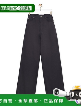 香港直邮LOEWE 女士休闲裤 S540Y04XHI1800 SS2024 黑色