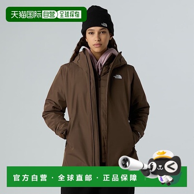 自营欧洲直邮北面 Carto Mono Triclimate 3合1女士连帽外套 THE