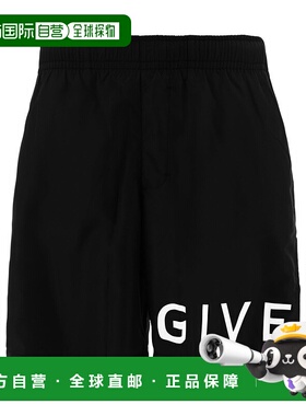 香港直邮GIVENCHY 男士泳装 BMA00N1453004  CO黑色泳裤