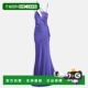 Attico Dress Vivid Satin 自营The Long Violet Melva purple
