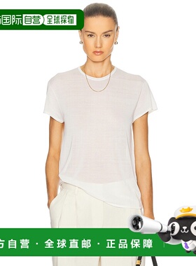 1h可退 香港直邮潮奢 TOTÊME 女士 真丝T恤 252WRT0476YA0173