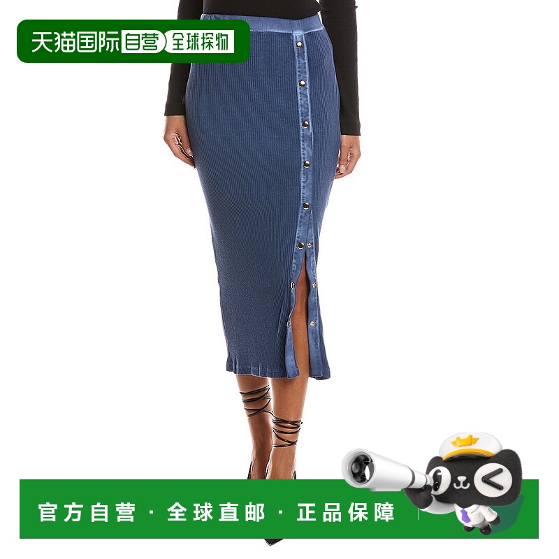 自营Nation LTD卡拉米迪裙子-蓝色 美国奥莱直发