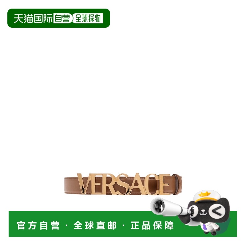 1h可退 香港直邮VERSACE 男士腰带 1019980DVTP11N19V AW2025 棕