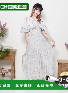 日本直邮日潮 michellmacaron皇家花卉连衣裙SFP0301C新款
