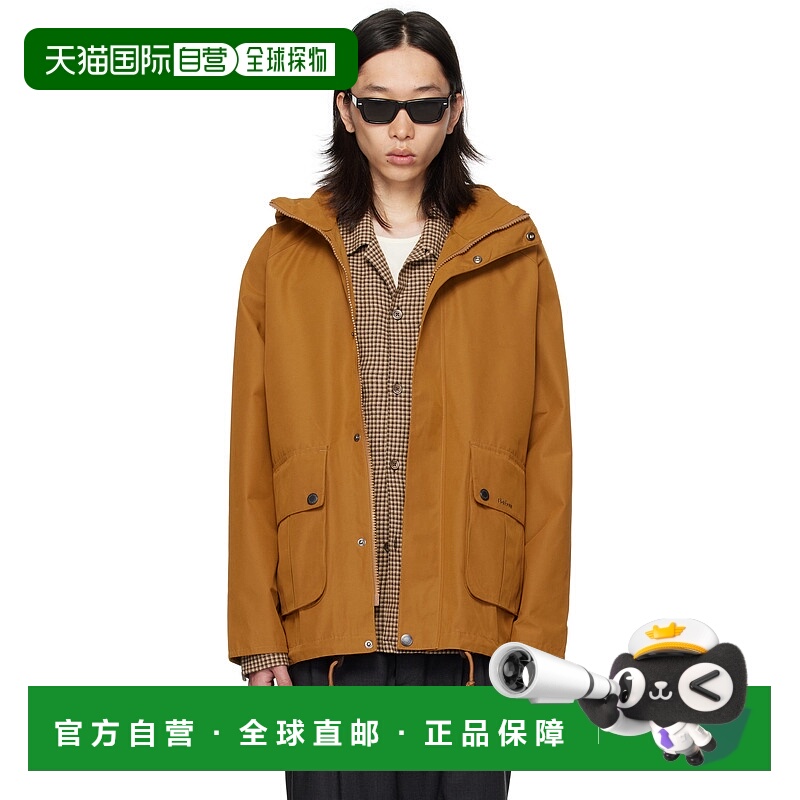 1h可退 香港直邮Barbour 巴伯尔 男士 黄褐色 Re-Engineered Wadi
