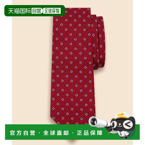 日本直邮BROOKS BROTHERS 男士 真丝混色花卉提花领支付后1h可退