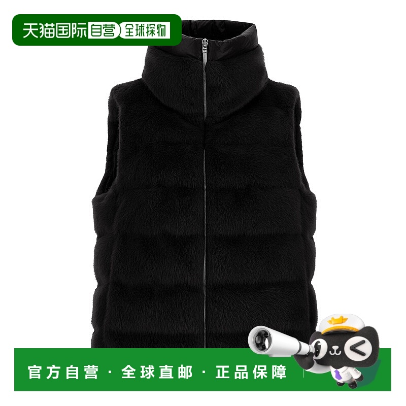 1h可退 香港直邮HERNO 女士马甲 PI002122D126309300 AW2025 黑色